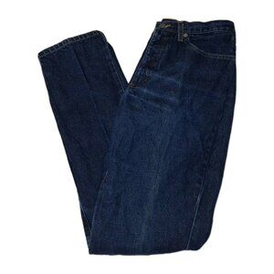 Vintage GUESS Denim Blue Jeans Womens Size 31 Bootleg Pants 80s Made In USA
